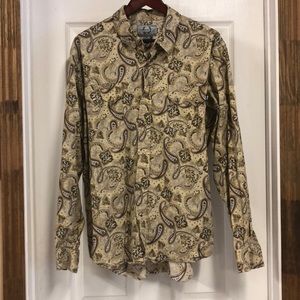 Paisley Print XL Cowboy Up Pearl Snap